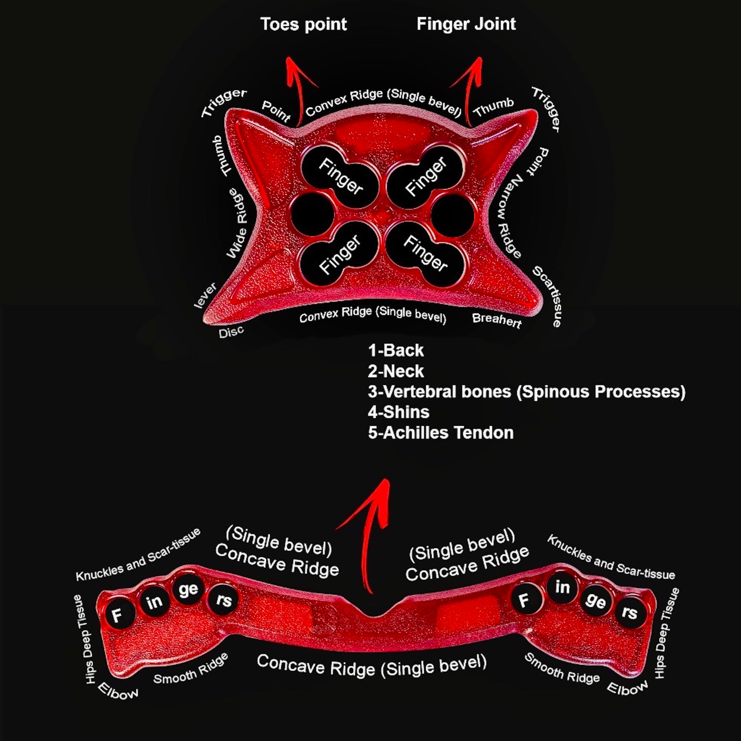 FasciaEdge tool anatomy